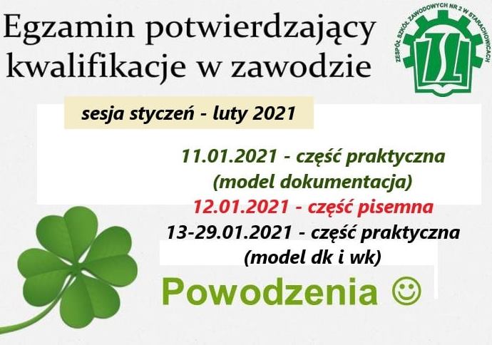 do egzaminu