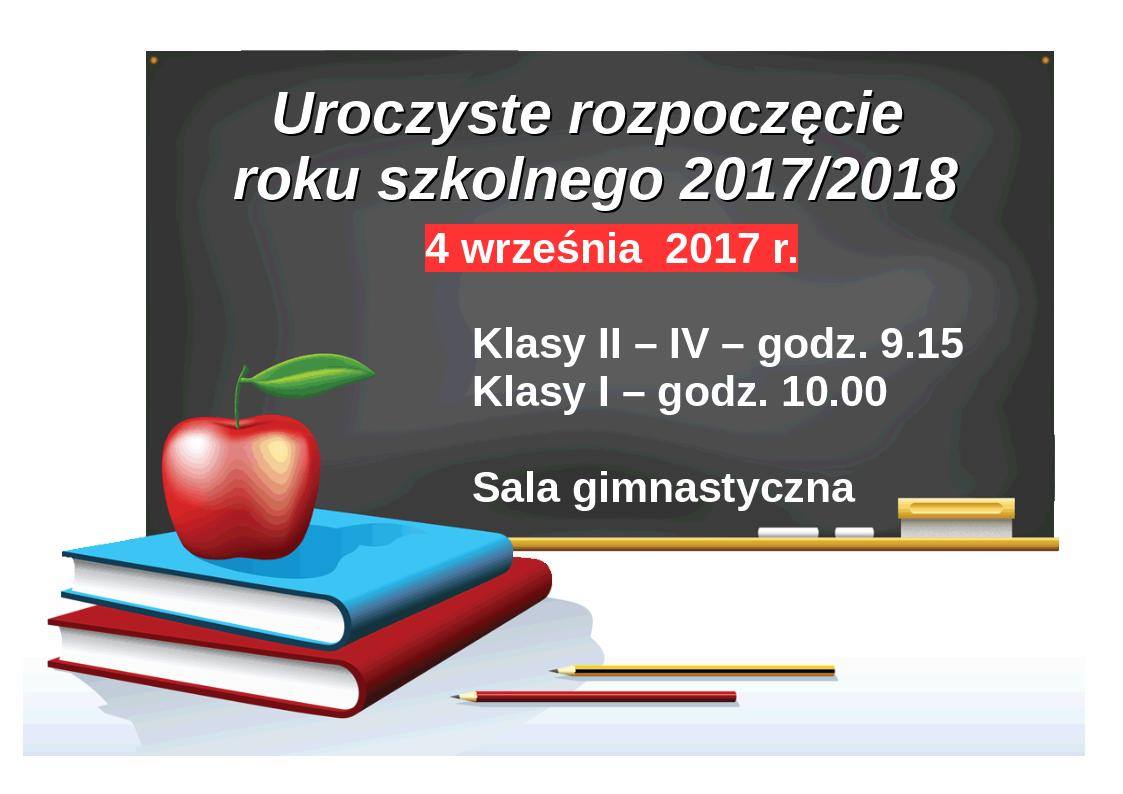 rozpoczecie roku szkolnego